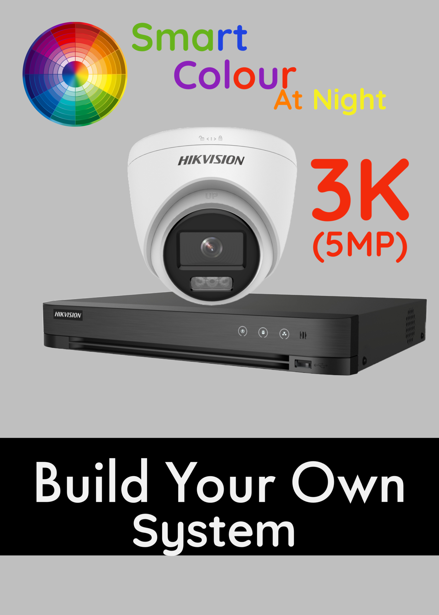 3K (5MP) Camera Systems Colour at Night